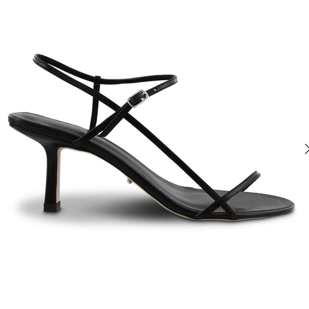 Tony Bianco Caprice Strappy Low Sandal Kitten Heel